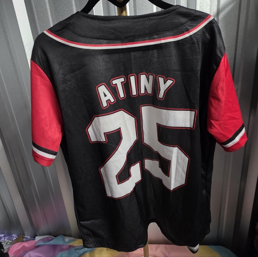 Ateez X Atiny Baseball Jersey - Picture 2 of 2